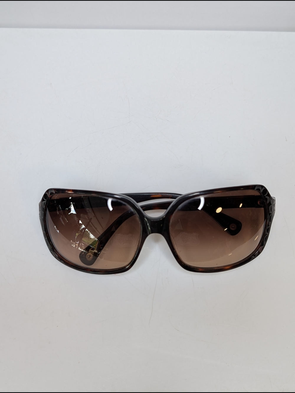Coach Sophia S465 Tortoise Signature Sunglasses